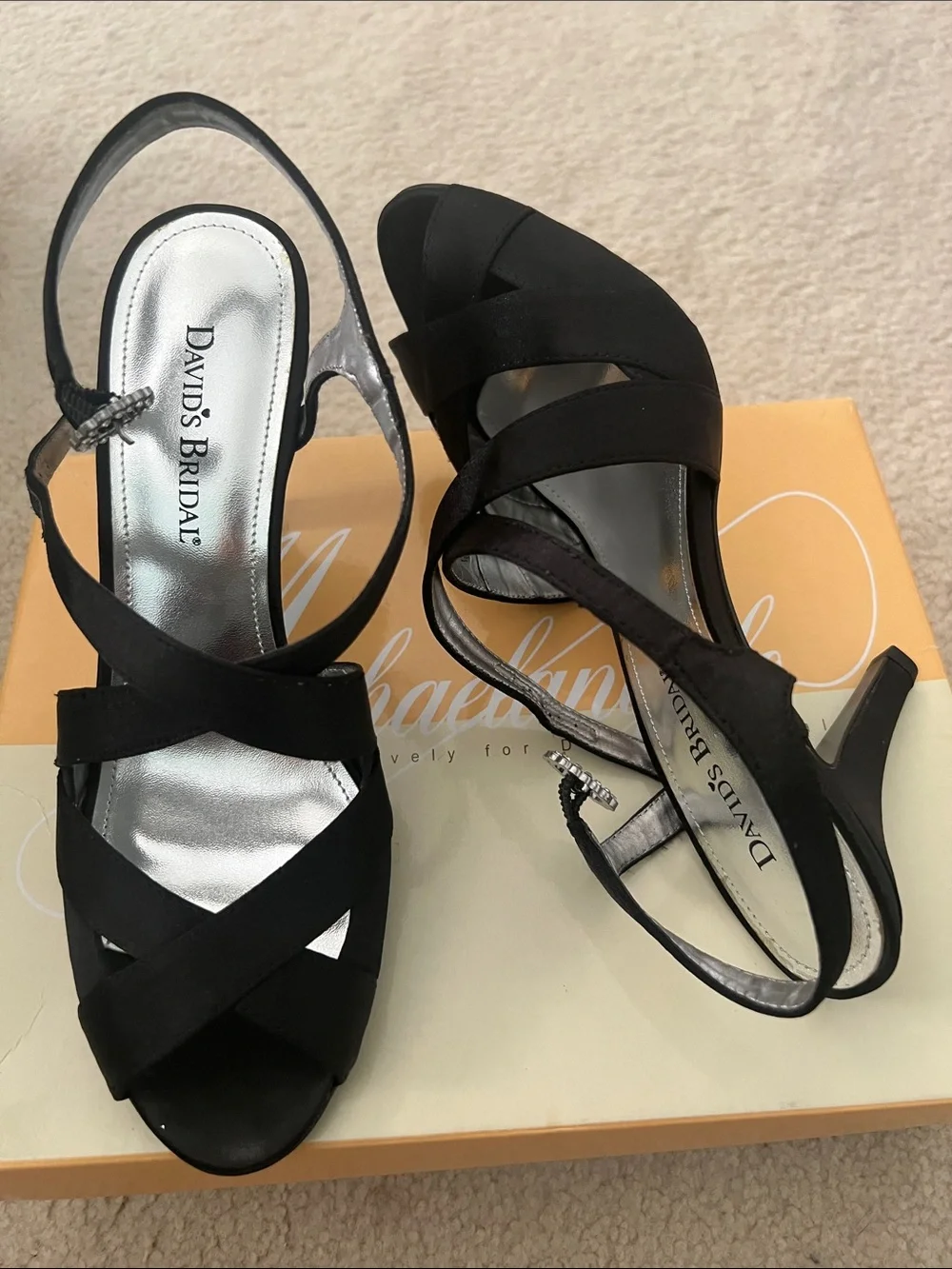 Davids Bridal chic satin